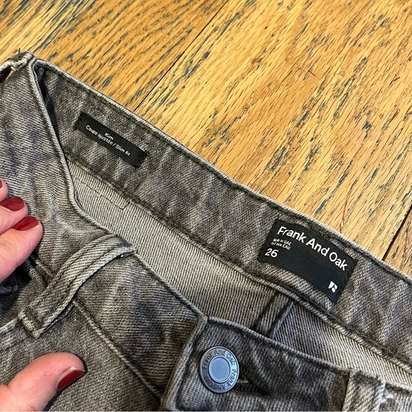 📍 Frank And Oak Grey Skinny Jeans – Size 26 - Picture 2 of 7